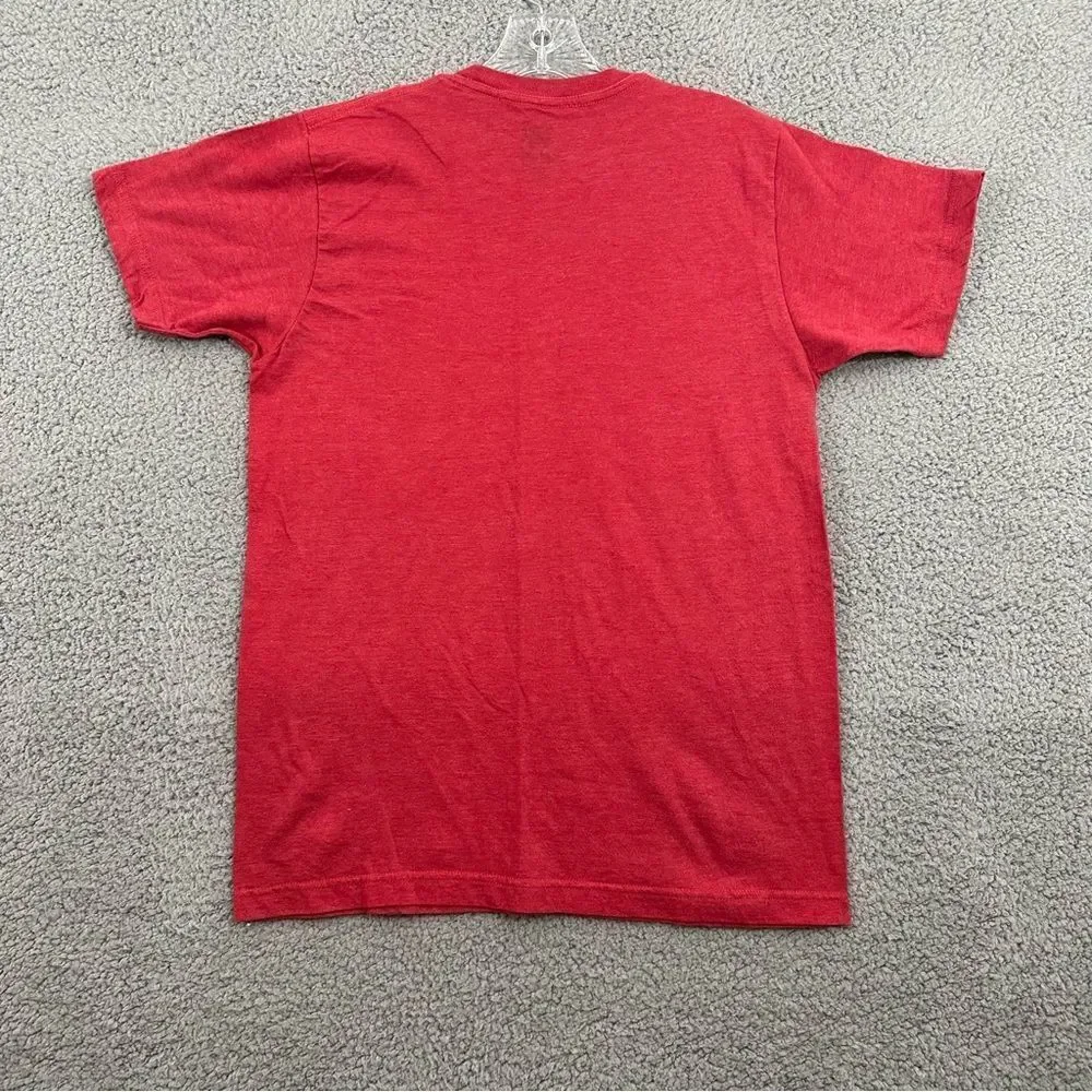 Winterfest Not Now Not Ever Shirt Adult M Sunday Cool Cross Red Short Sleeve Tee